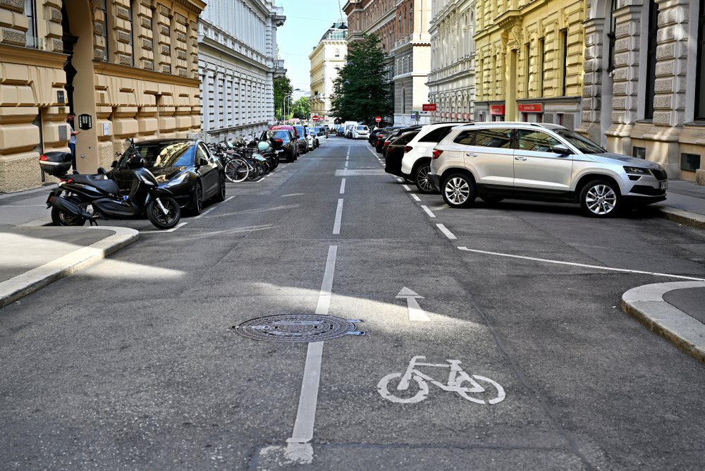 Radfahren gegen die Einbahn