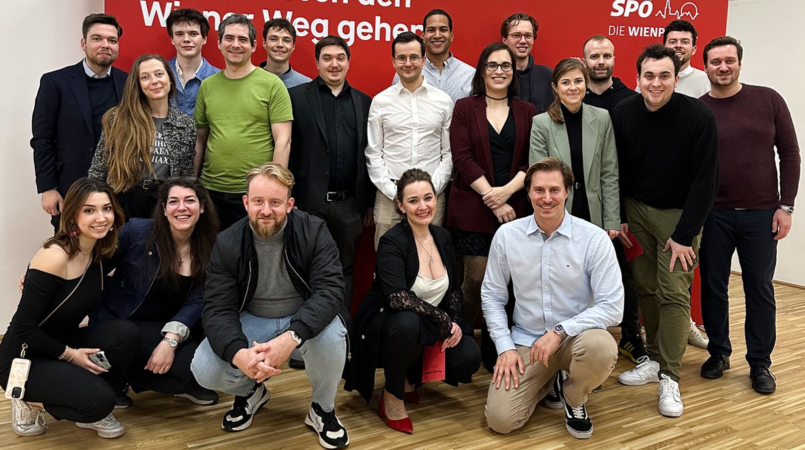 Gruppenfoto der Jungen Generation Alsergrund 