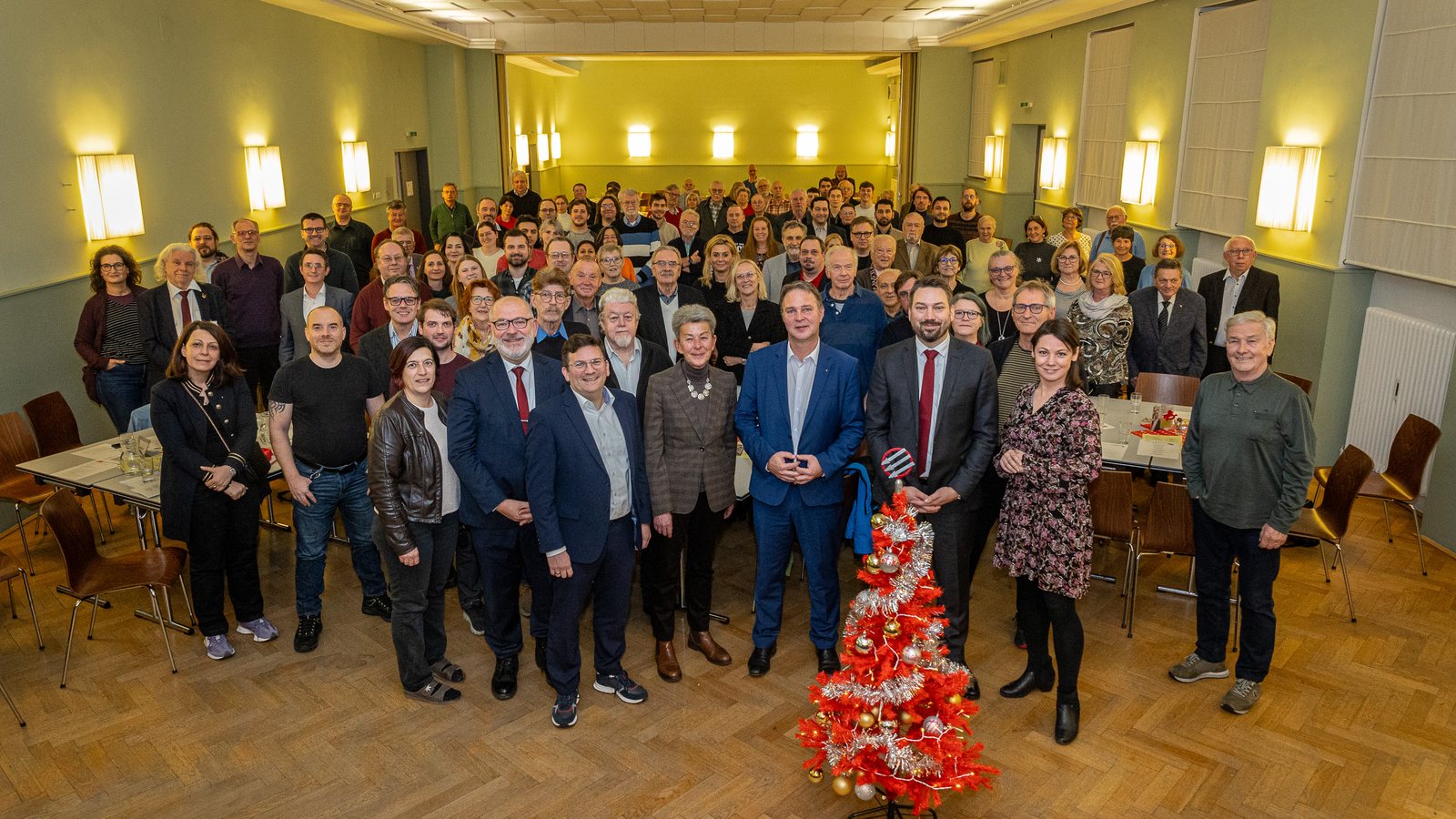 Gruppenfoto mit Babler, 
c: SPÖ Meidling