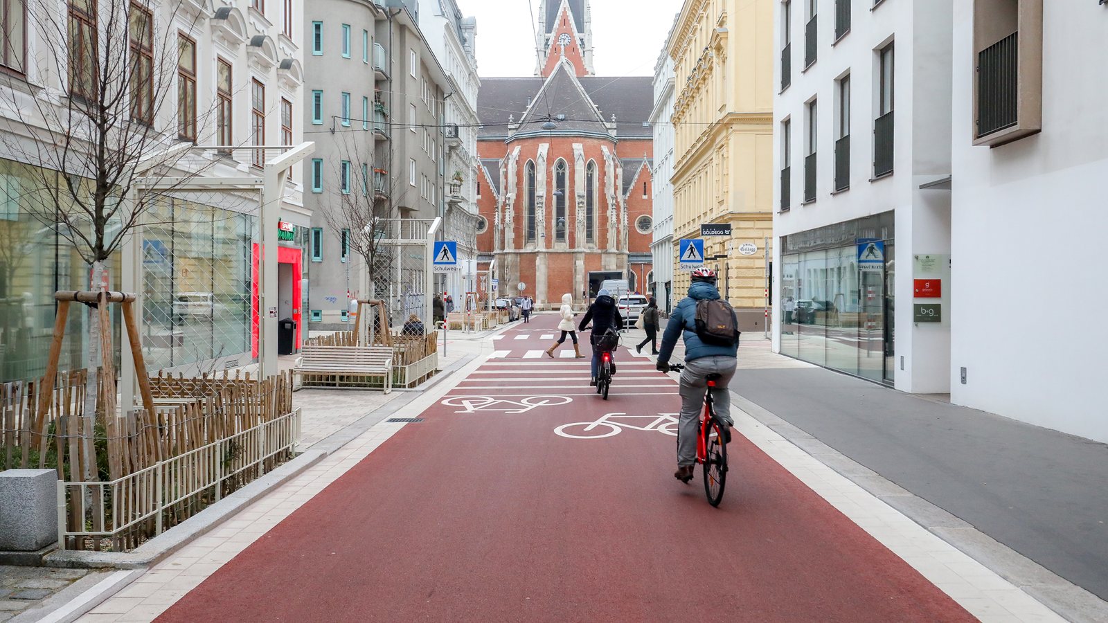 Radweg Argentinerstrasse (c) Stadt Wien/Christian Fürthner 