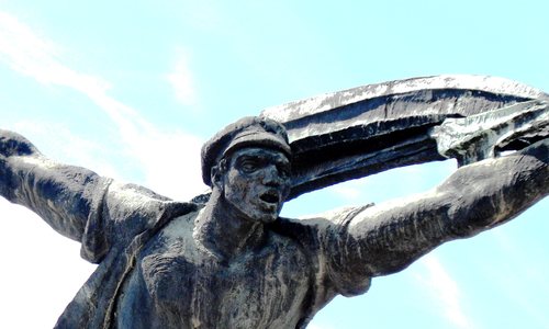 Ein Denkmal der Ungarischen Räterepublik von 1919