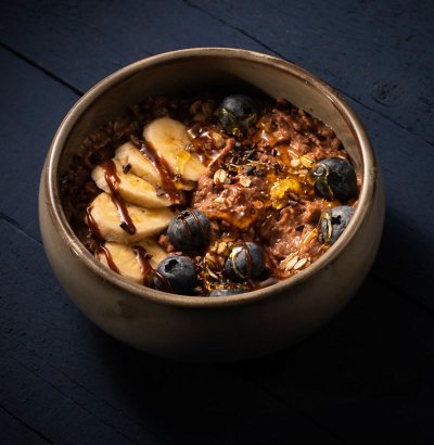 chocolate banana porridge
