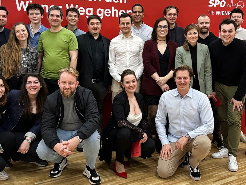 Gruppenfoto der Jungen Generation Alsergrund 